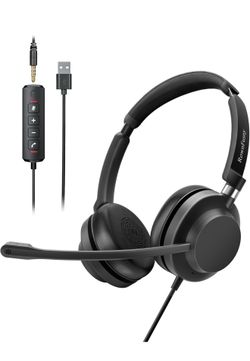 USB Headset with Microphone for PC