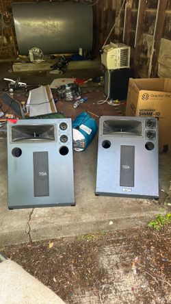 Two Vintage TOA Speakers! $300 OBO