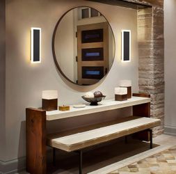 Wall Light LED Outdoor Sconce - 8W Modern Outdoor Lights Acrylic Exterior Light Fixture IP65