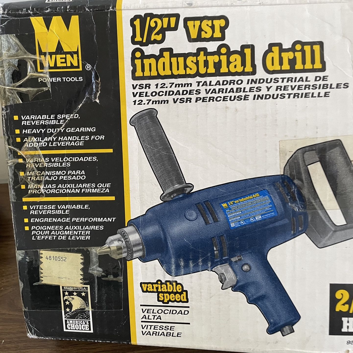 Wen 1/2” Industrial Drill