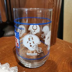 Vintage NFL AFC East Glass