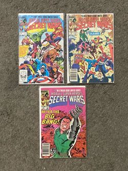 Vintage Secret Wars Comic Book Lot