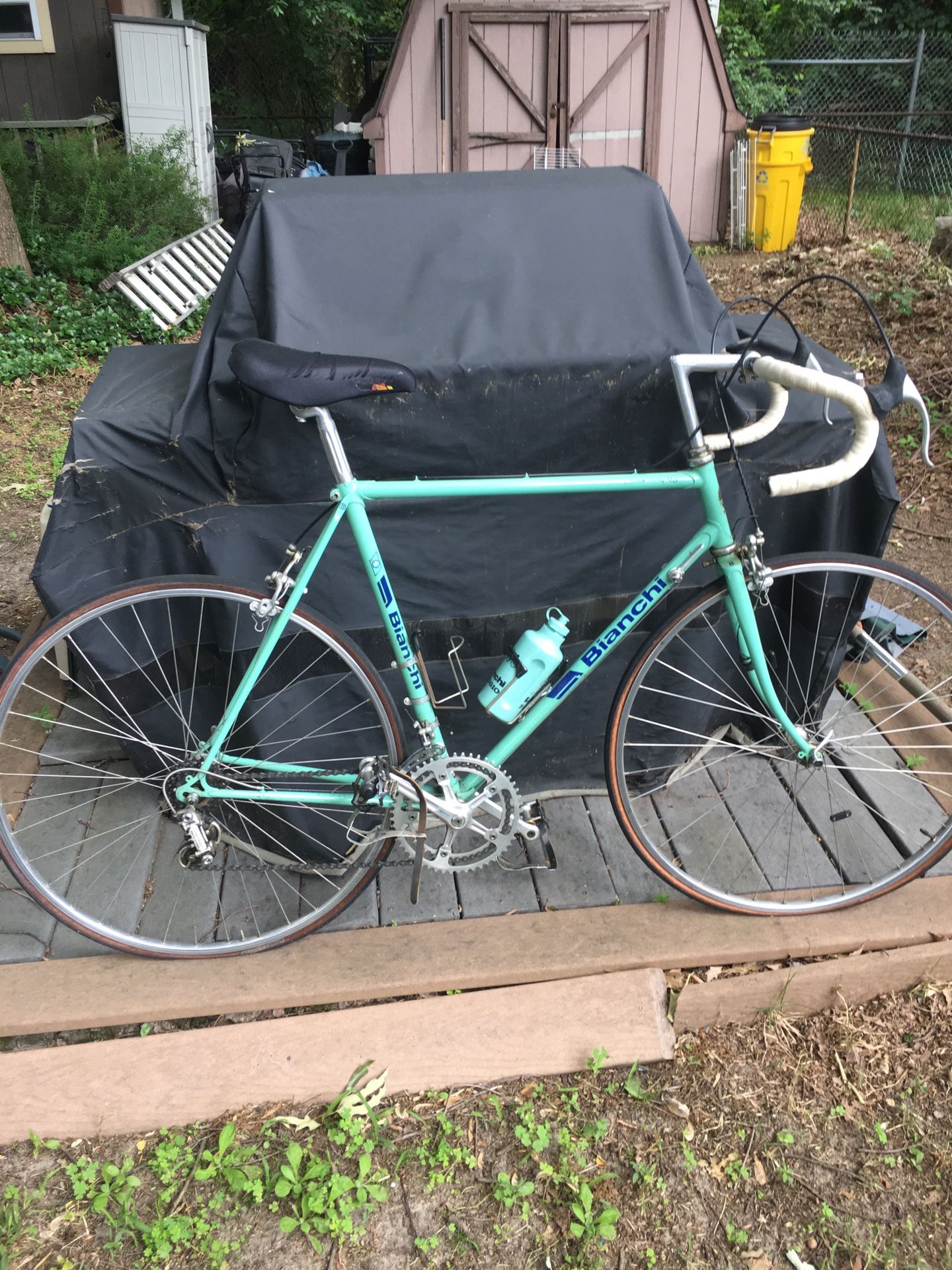 VintageItalian Bianchi Road racing bike cost around 2000 we are selling for only 500 firm