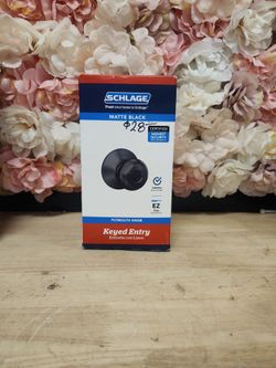 Schlage
Plymouth Matte Black Keyed Entry Door Knob