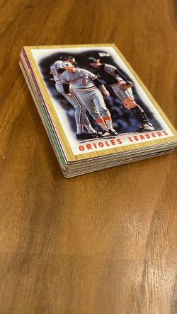 Lot of 24 Vintage Baltimore Orioles Baseball Cards From 1986 To 1988