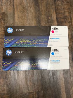 HP 410A LaserJet Toner Cartridges Magenta and Cyan