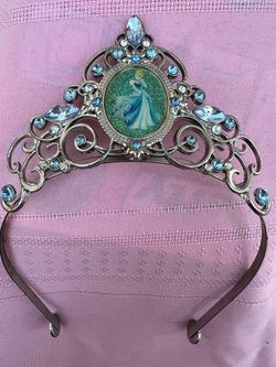 Princess Cinderella Girls Costume Dress up Crown , headband tiara Disney store.