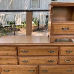 Dresser- Mirror- Nightstand & Frame