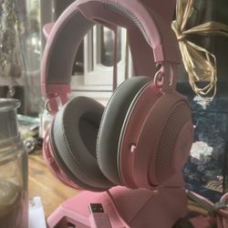 RAZOR PINK KITTY GAMING HEADSET