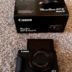 Canon Powershot G7X Mark iii