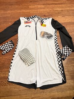 Women's Race Car Driver Costume Set XL