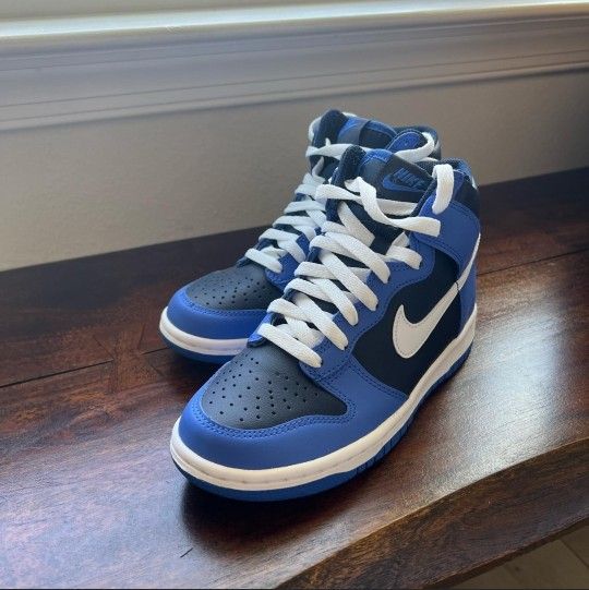 Blue White Nikes Size 4.5y