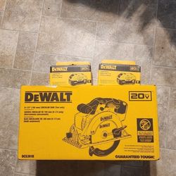 DeWalt Circular Saw And Batteries