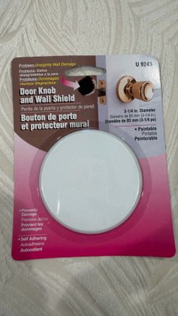 Door knob and wall shield