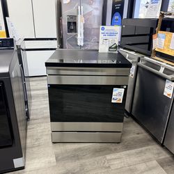 🔥SAMSUNG Bespoke 30 in. 6.3 cu. ft. 4-Burner Element Slide-In Induction Range in Stainless Steel with Smart Oven Camera🔥