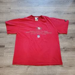 VTG Puma San Francisco 49ers NFC NFL T Shirt Mens Large