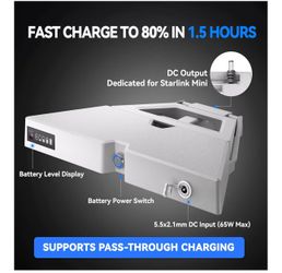 New Ennzia E100 Starlink Mini Battery..