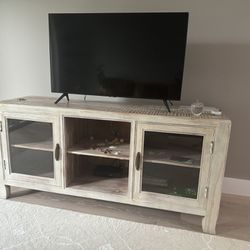 Solid Wood Tv Console 