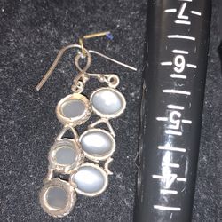 Natural Titanium MoonStone 10.20 Cts Earrings  