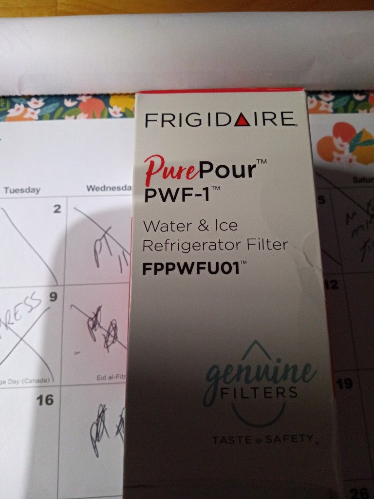 Frigidaire Water Filter. New