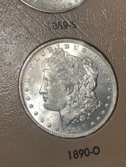 1890-0 Morgan Silver Dollar