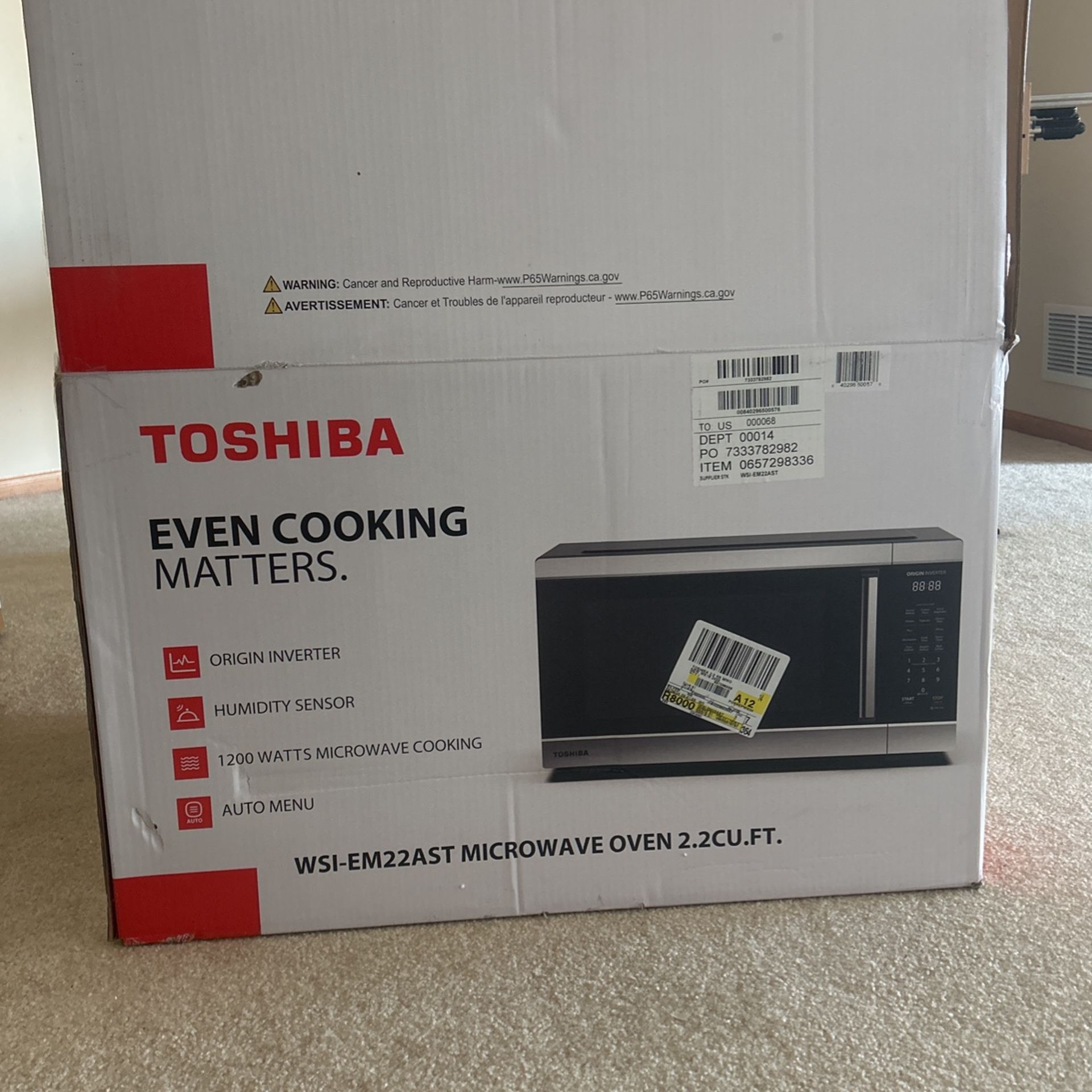 Toshiba Microwave