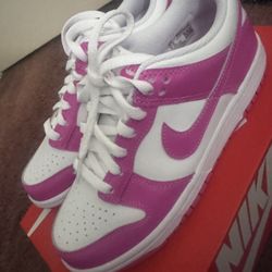 Pink Nike Dunk Low 5.5Y
