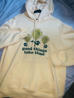 Medium size yellow hoodie