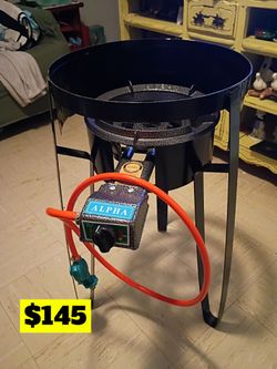 Alpha super gas burner