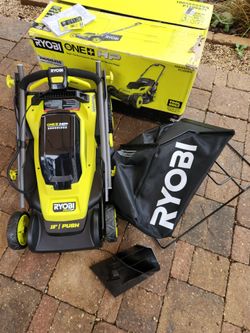 RYOBI ONE+ HP 18V Brushless 16 in. Cordless Battery Walk Behind Push Lawn Mower (Tool Only)