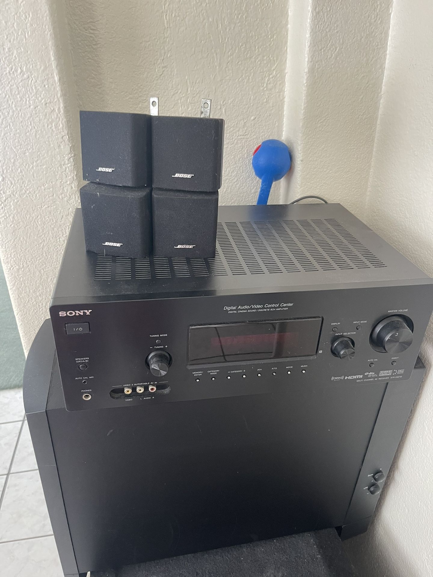 Bose Surround Sound With Sony Receiver