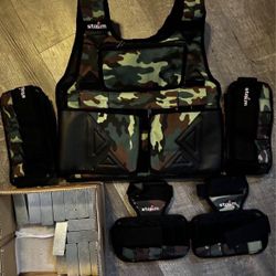 Storm 26 LB Adjustable Weighted Vest Full Kit – Wrist, Arm & Ankle Weights Included new in box!