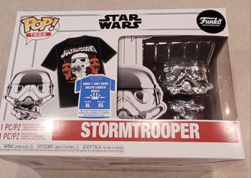 Funko POP! Tees- Star Wars Stormtrooper 2 Pack Bundle Sizes XL or  Med
