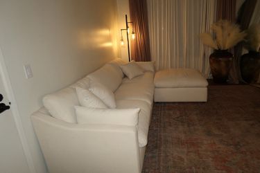 New luxury 120x84 performance cloud sectional couch