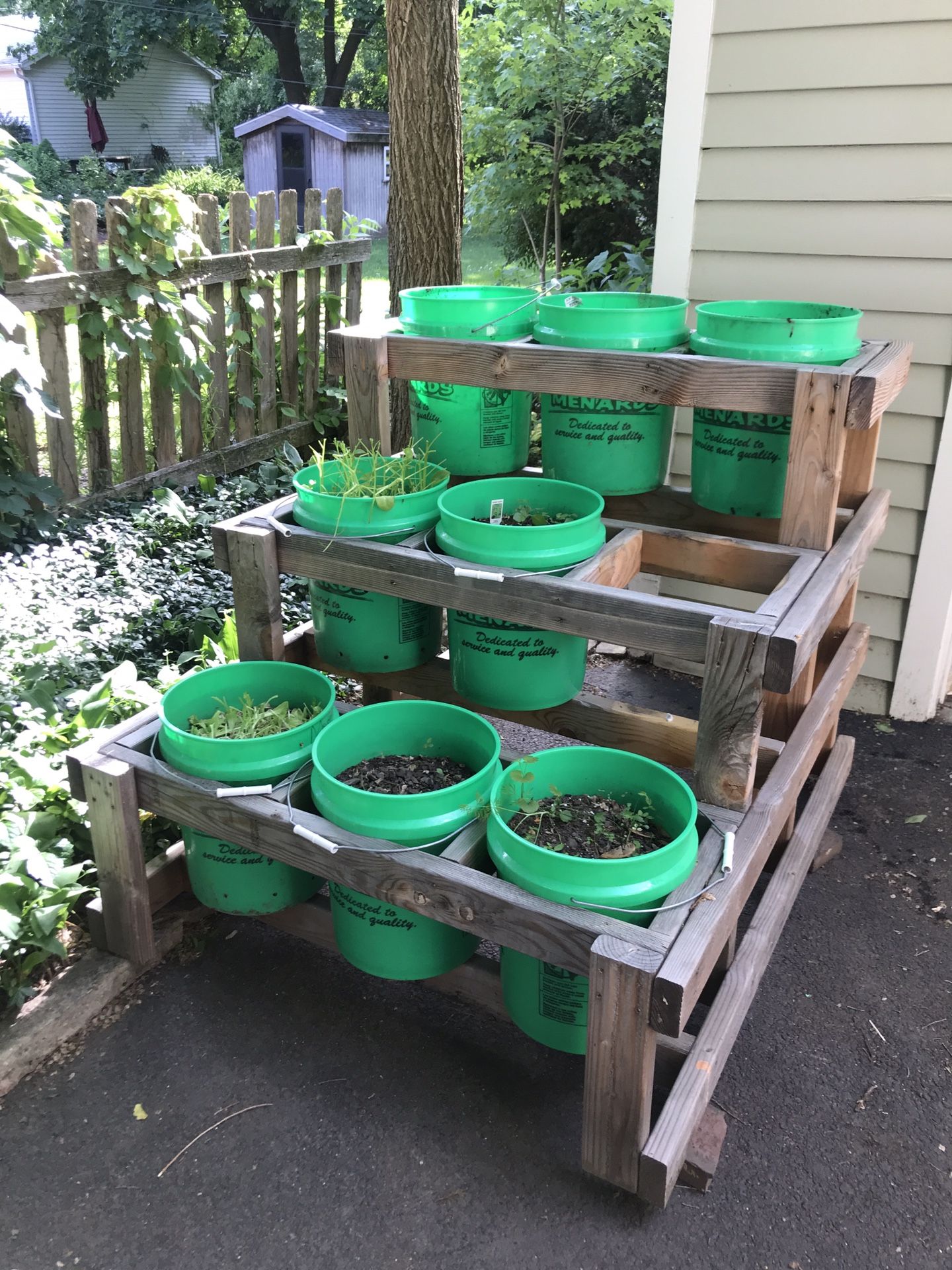 Bucket Garden Rack for Sale in Naperville, IL - OfferUp