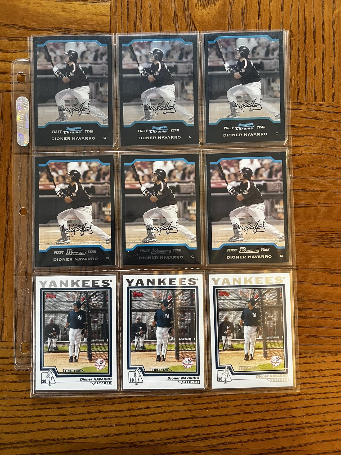 Dioner Navarro 9 Rookies Cards Lot