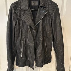ALL SAINTS LEATHER BIKER JACKET