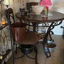 Round Table With Two Chairs