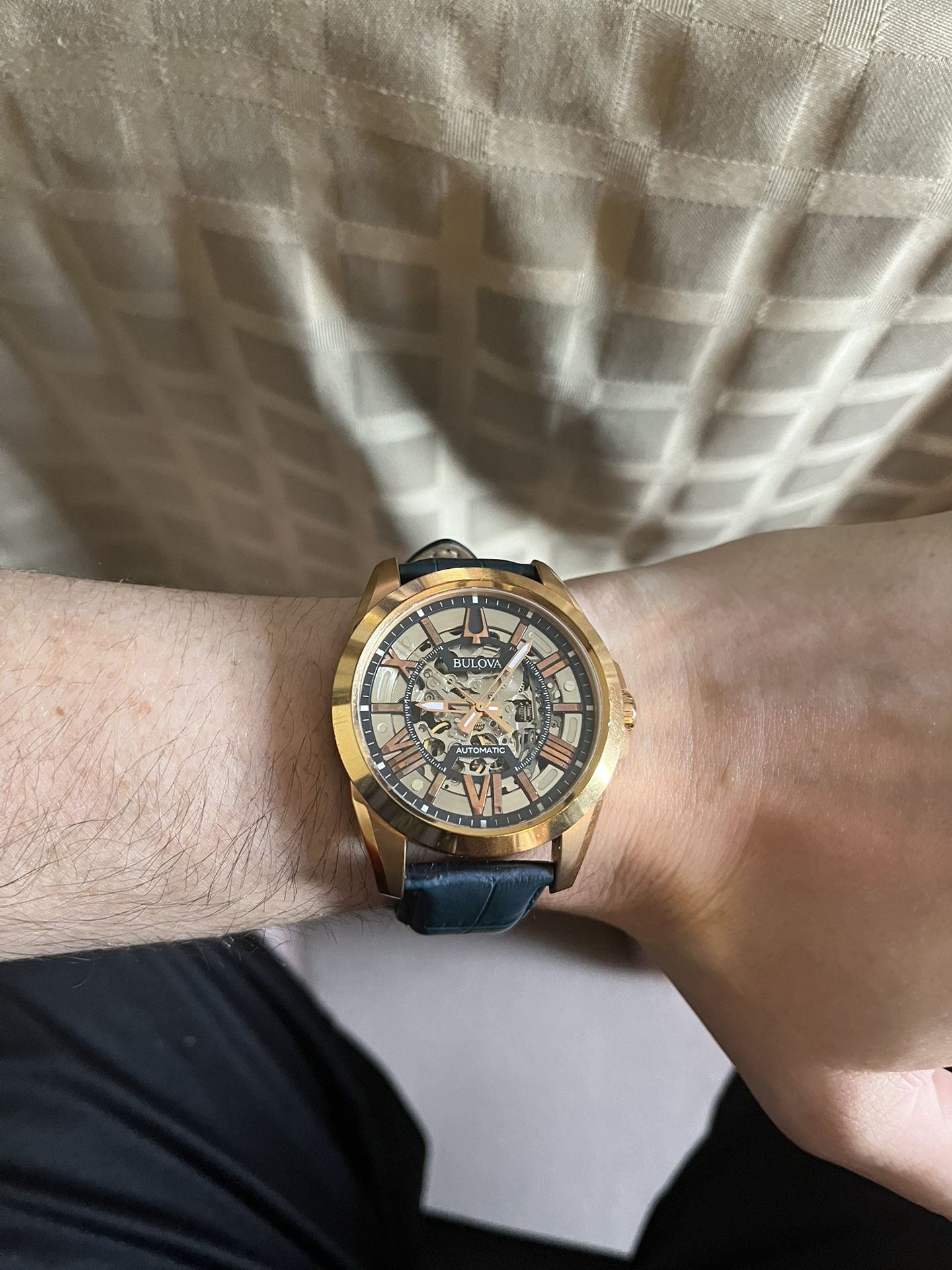 Rose Gold Bulova Automatic Men’s Watch
