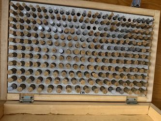 M2 Pin Gauge Set in Wooden Case