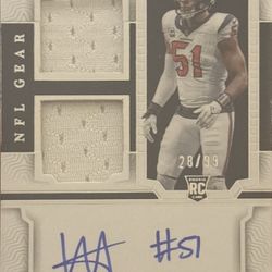 2023 National Treasures Will Anderson Jr Rookie Auto Patch 28/99