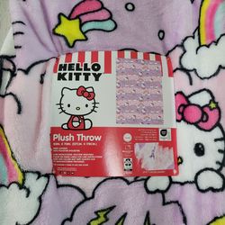 Hello Kitty Plush Throw