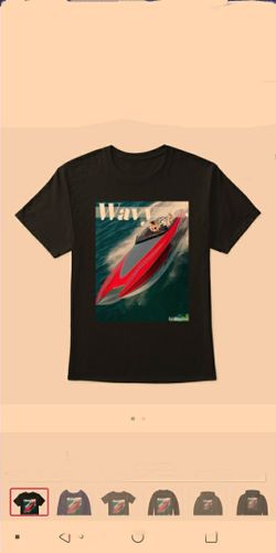 Hivemind Wavy Racing Speed Boat Shirts