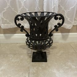 Vintage Iron Urn