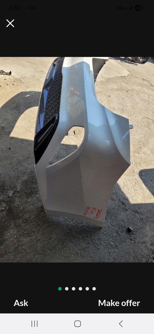2023/2024 Kia Forte Rear Bumper Cover 