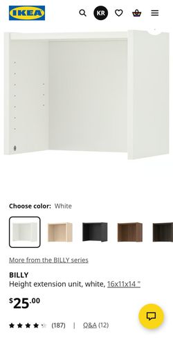 Billy bookcase height extender