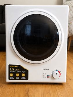 Ecooso 1.5 Cu. Ft. Portable Clothes Dryer – Like New (Used Only 1 Month)