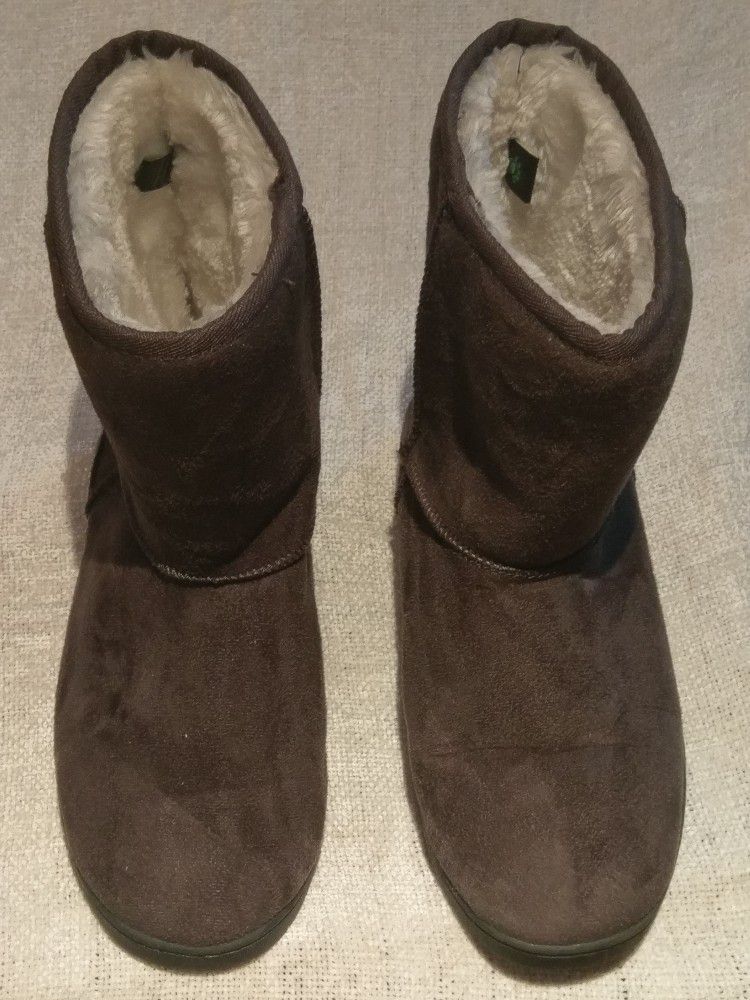 Dawgs Microfiber Women's Gray Boots Size 9