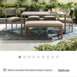 Tarren Steel Outdoor Dining Set