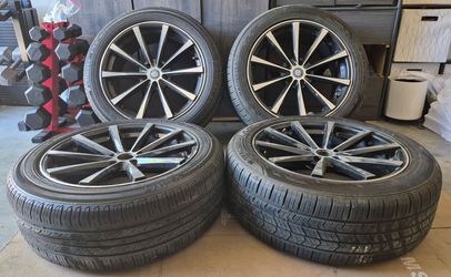 "Curva Concepts" Rims and Tires 20inch 5x114.3